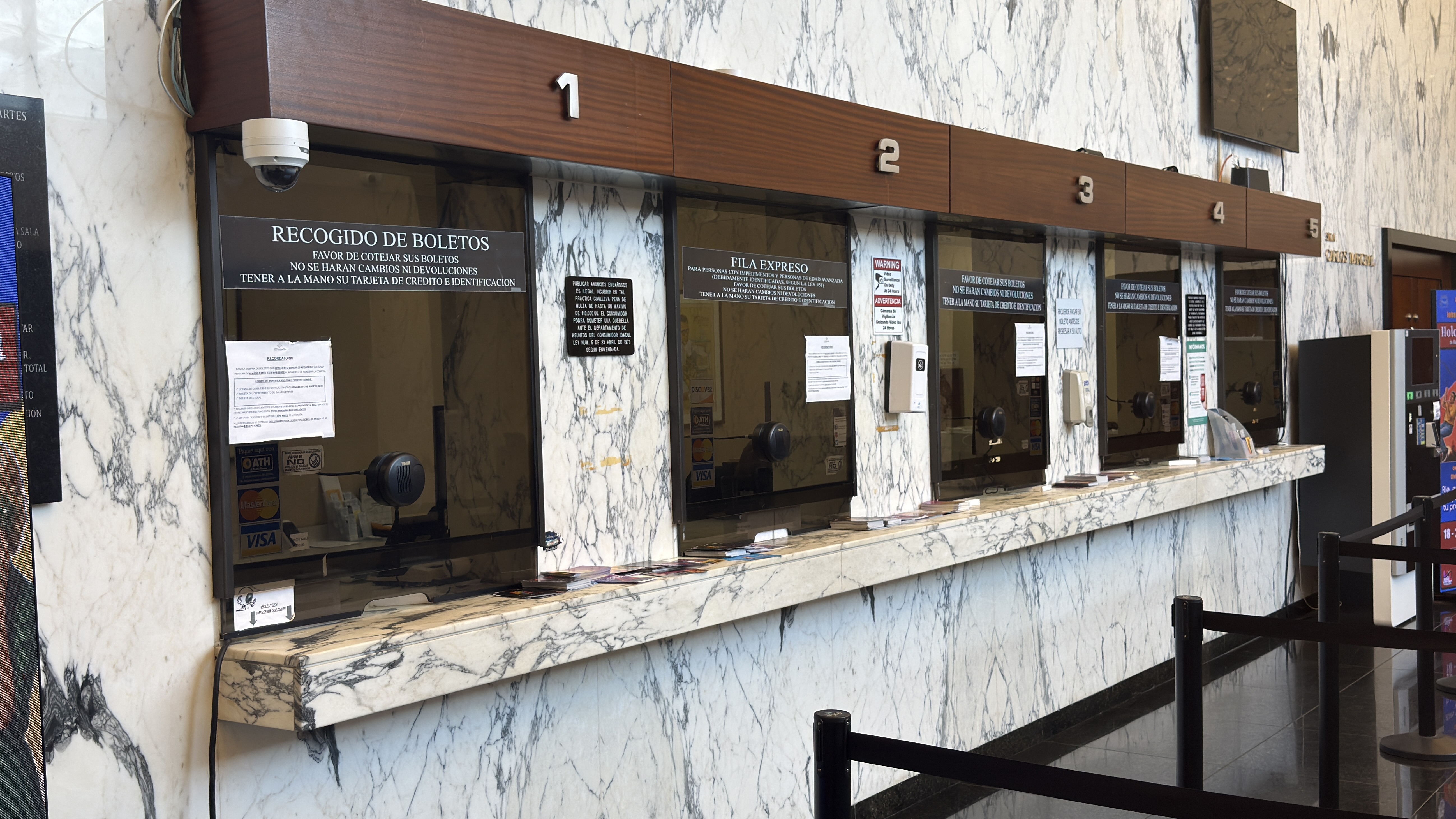 CBA Box Office Window
